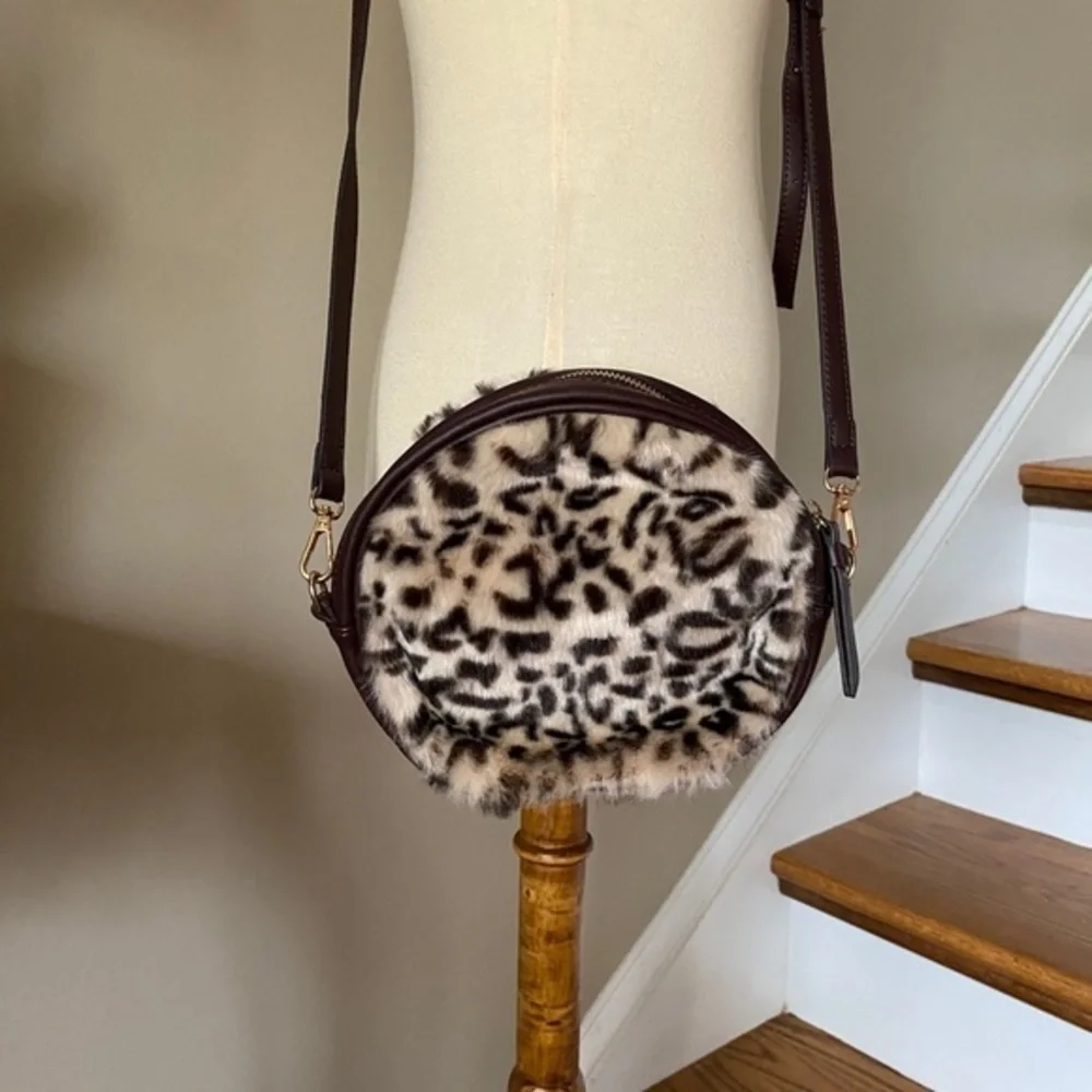Anthropologie Remi Reid Faux Fur Crossbody